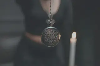 Silver Round Pendant