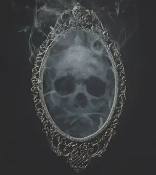 Skull Mirror
