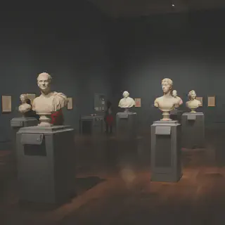 Busts on Stands