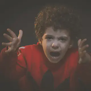 Boy Red Pixels