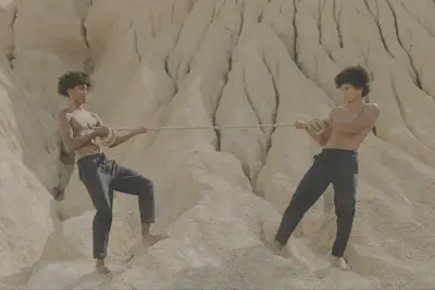 Men Playing Tug of War