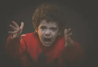 Toddler Passionately Speaking